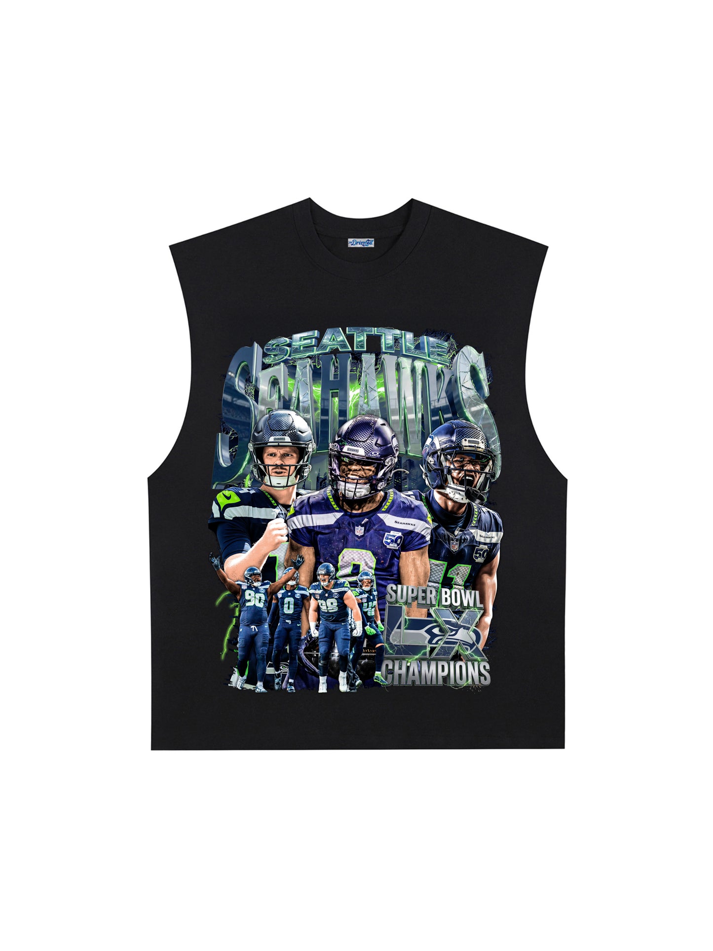 THE DRIZZLED | SEATTLE SEAHAWKS 2026 SUPERBOWL CHAMPIONS