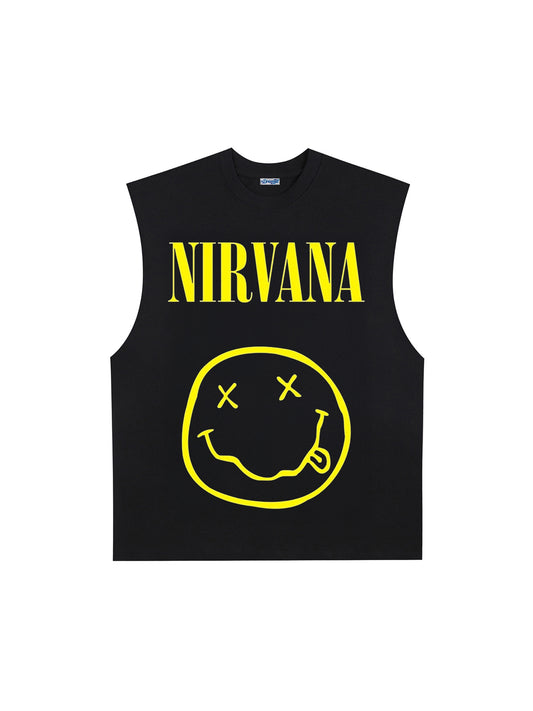 THE DRIZZLED | NIRVANA - SMILEY TANK TOP