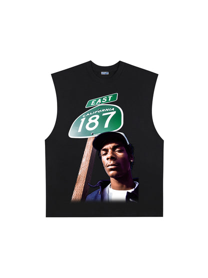 THE DRIZZLED | SNOOP DOGG - LONG BEACH 187 TANK TOP
