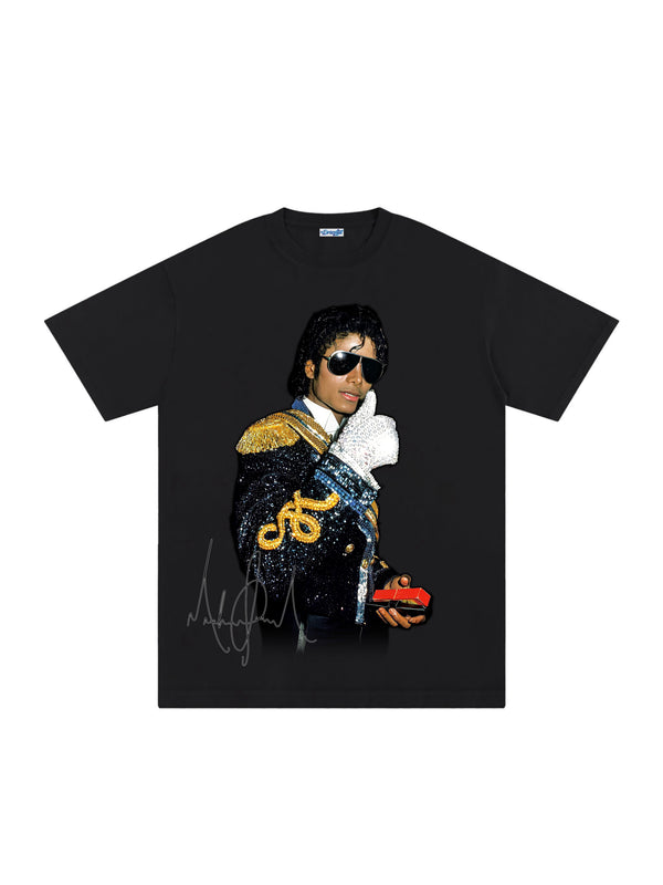 THE DRIZZLED | MICHAEL JACKSON. KING OF POP TEE