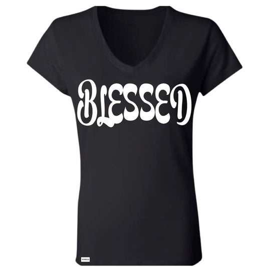 Women’s - Blessed V Neck T Shirt