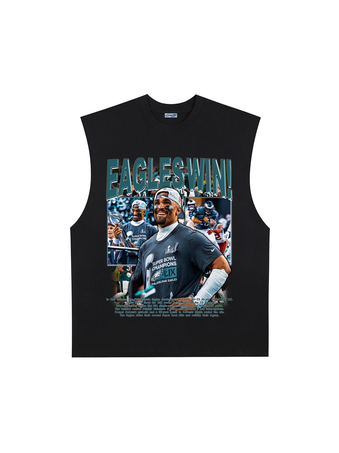 THE DRIZZLED | EAGLES WIN TANK TOP