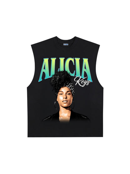 THE DRIZZLED | ALICIA KEYS TANK TOP