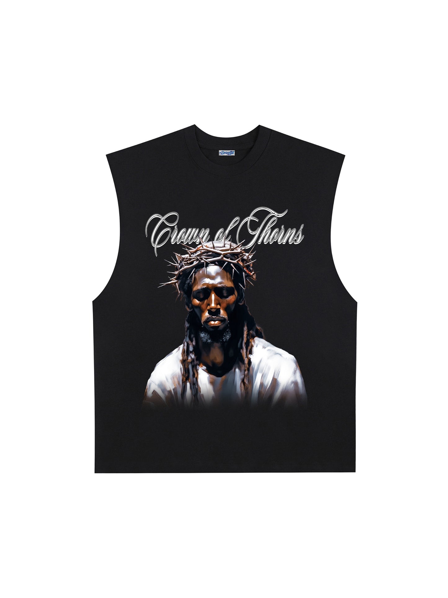 THE DRIZZLED | JESUS CHRIST - CUTOFF TEE