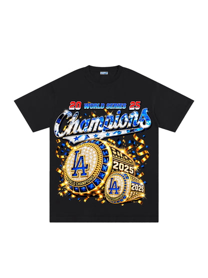 THE DRIZZLED | 25” WORLD CHAMPION DODGERS