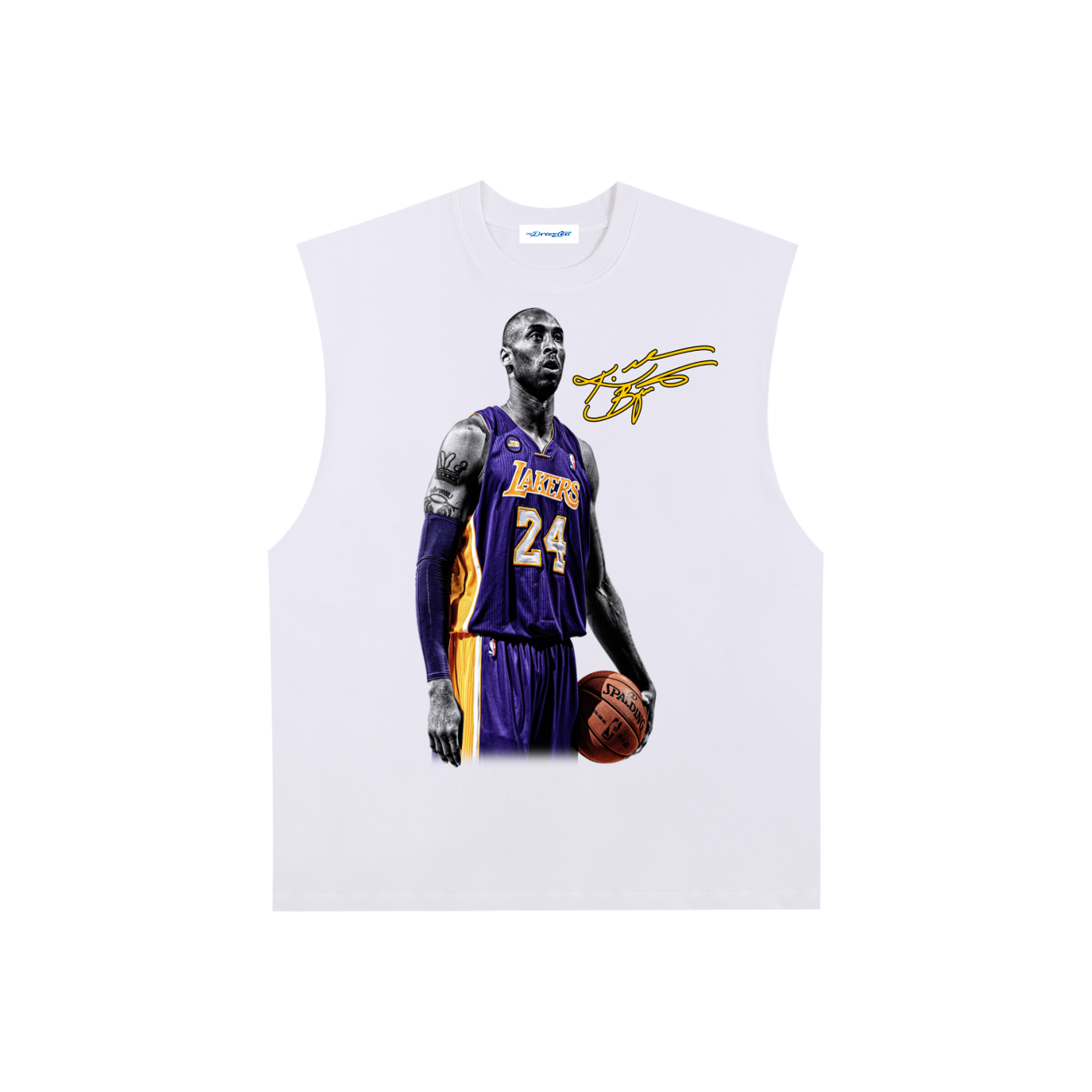 Raw Edge Cotton Tank Top