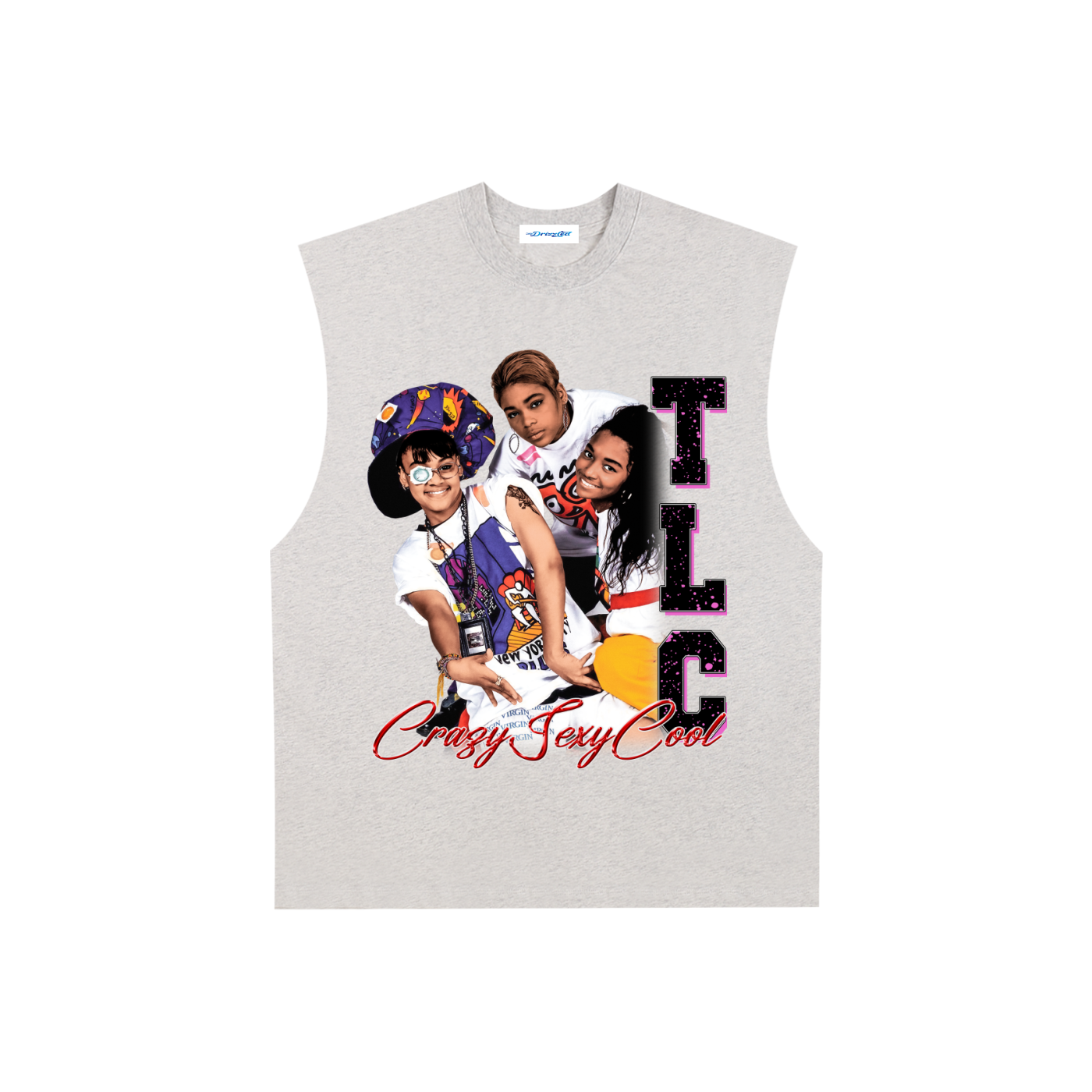 Raw Edge Cotton Tank Top