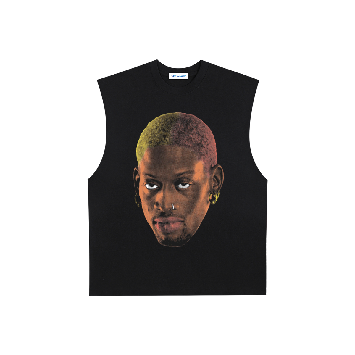 Raw Edge Cotton Tank Top