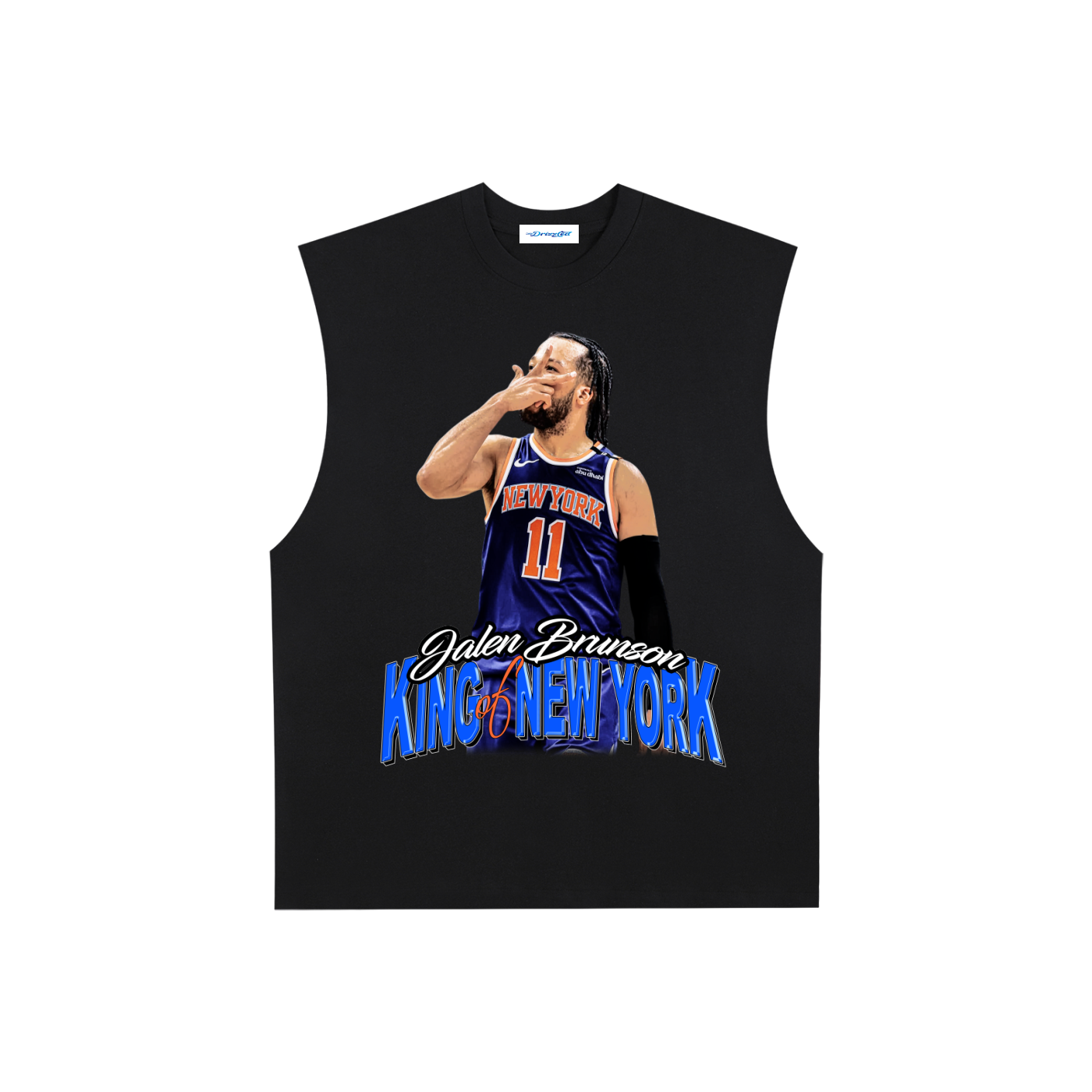 Raw Edge Cotton Tank Top