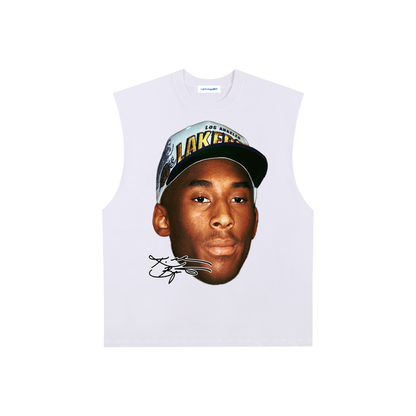 Raw Edge Cotton Tank Top