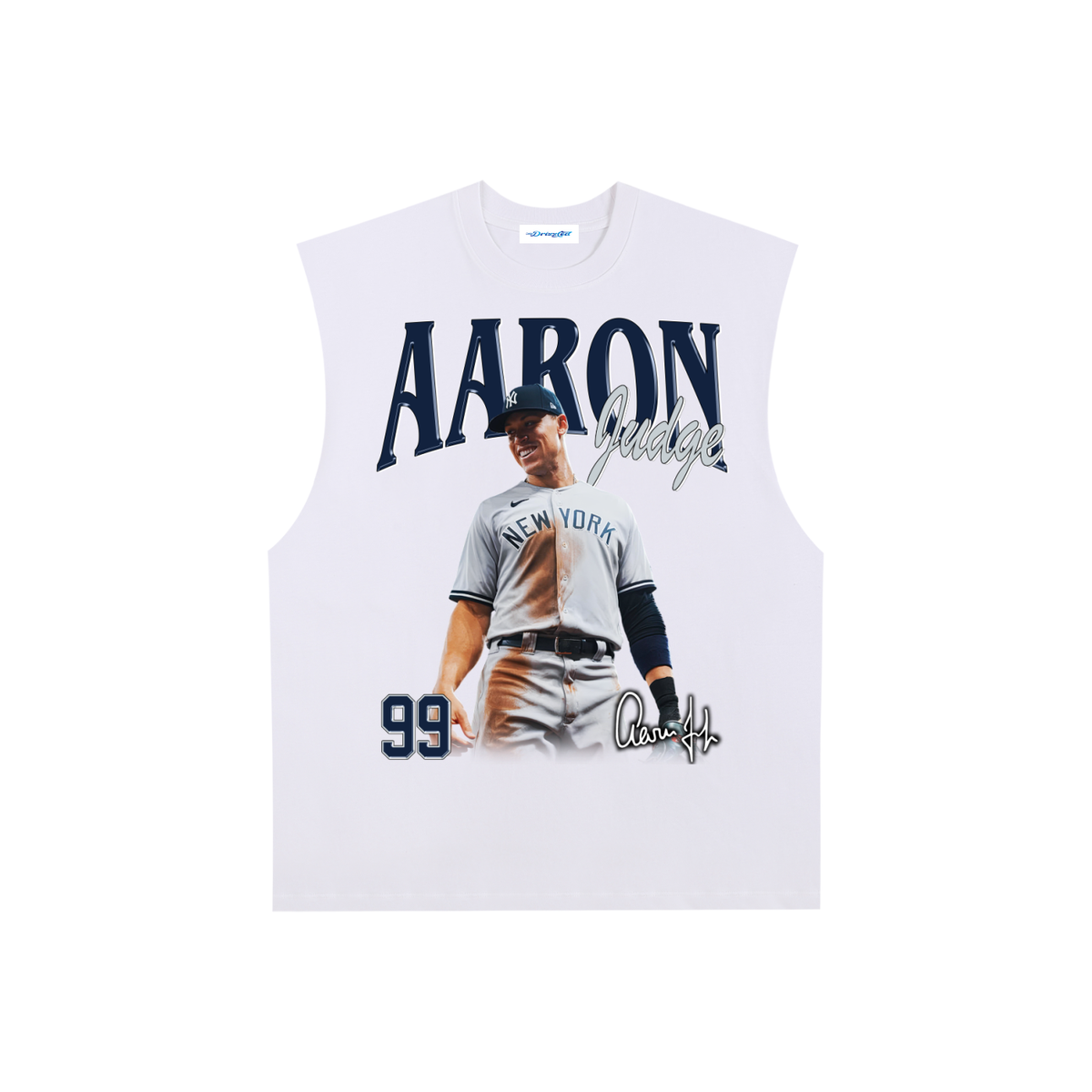 Raw Edge Cotton Tank Top