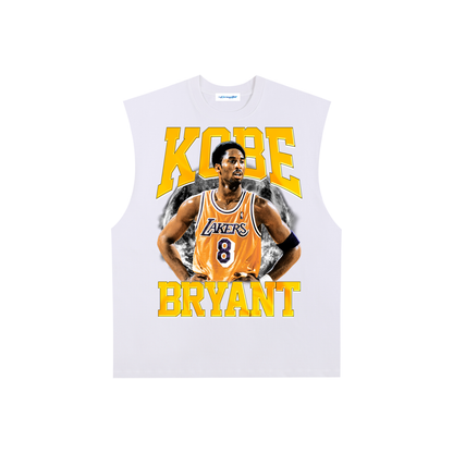 Raw Edge Cotton Tank Top
