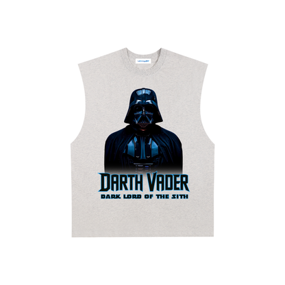 Raw Edge Cotton Tank Top
