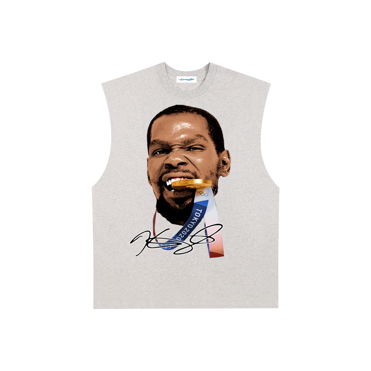 Raw Edge Cotton Tank Top
