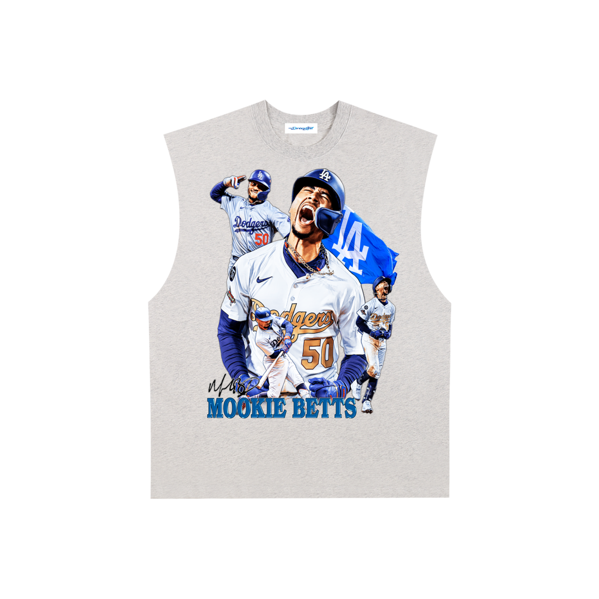 Raw Edge Cotton Tank Top