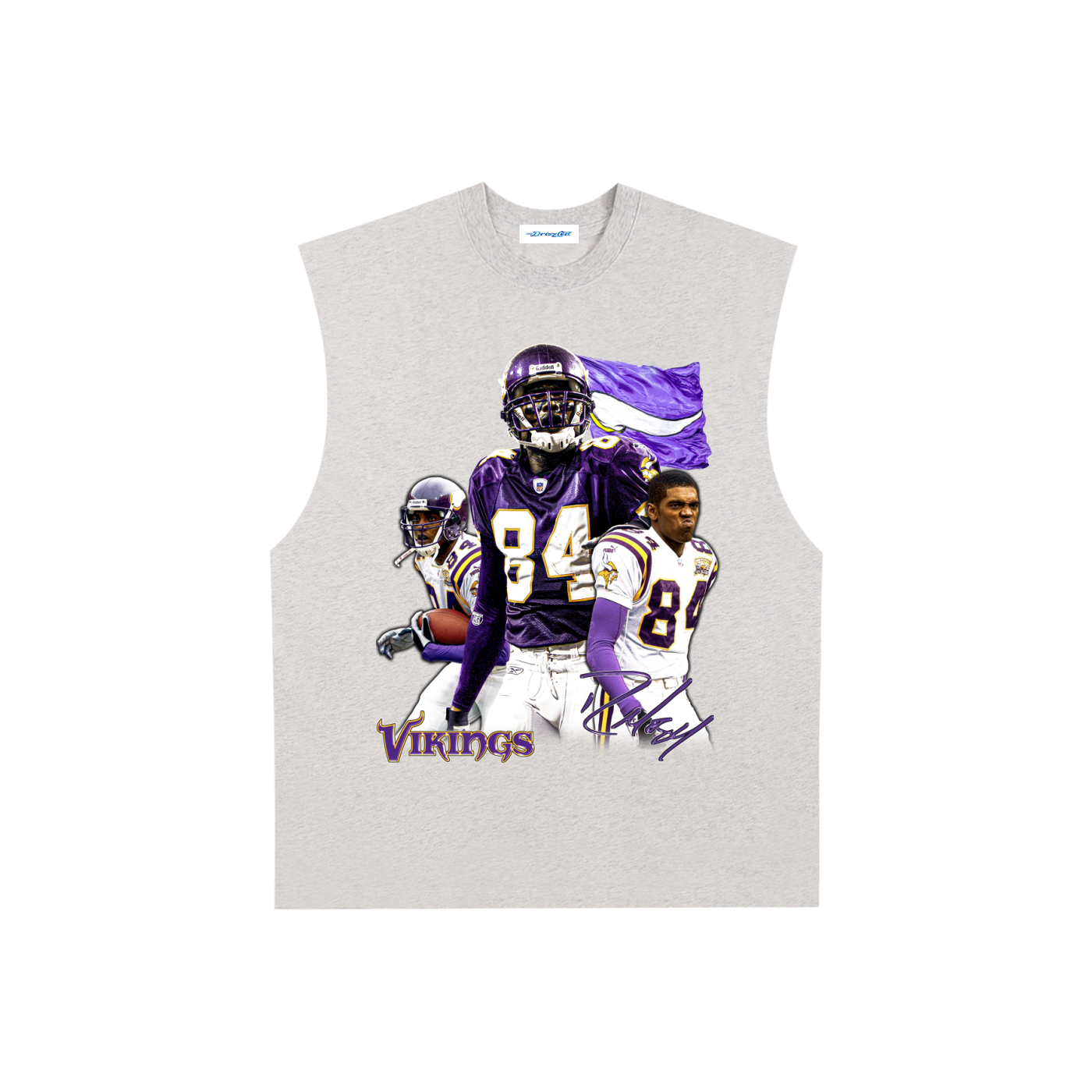 Raw Edge Cotton Tank Top