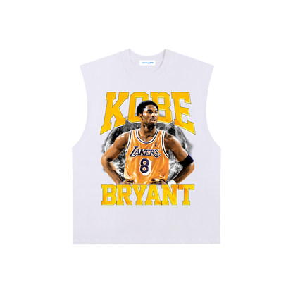 Raw Edge Cotton Tank Top