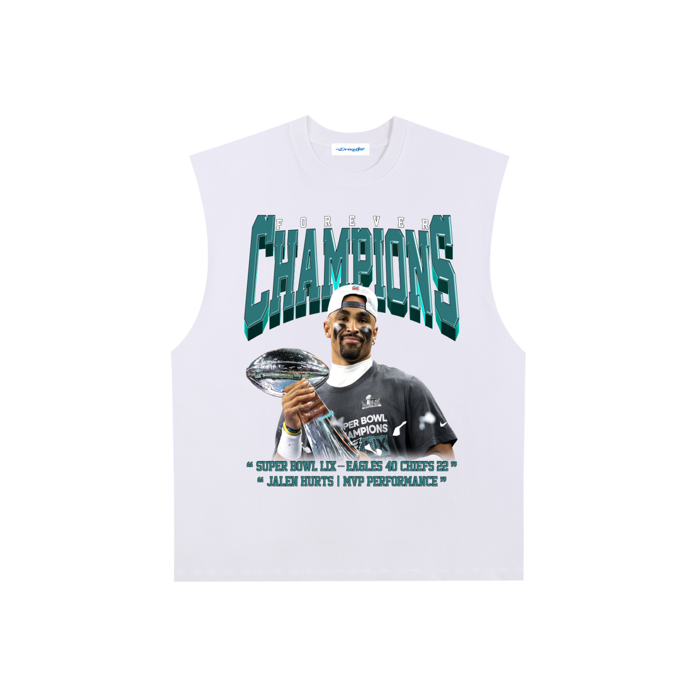 Raw Edge Cotton Tank Top