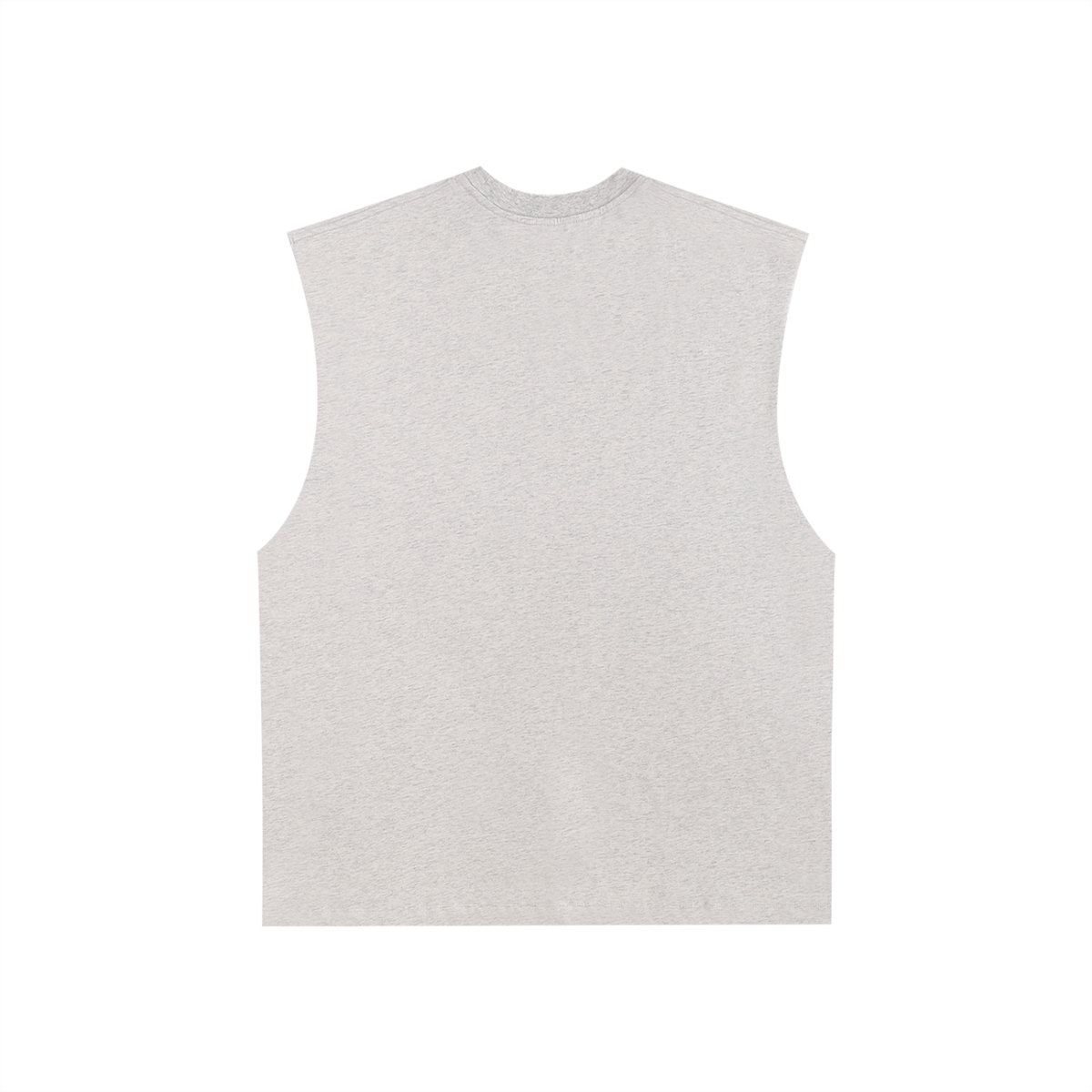 Raw Edge Cotton Tank Top