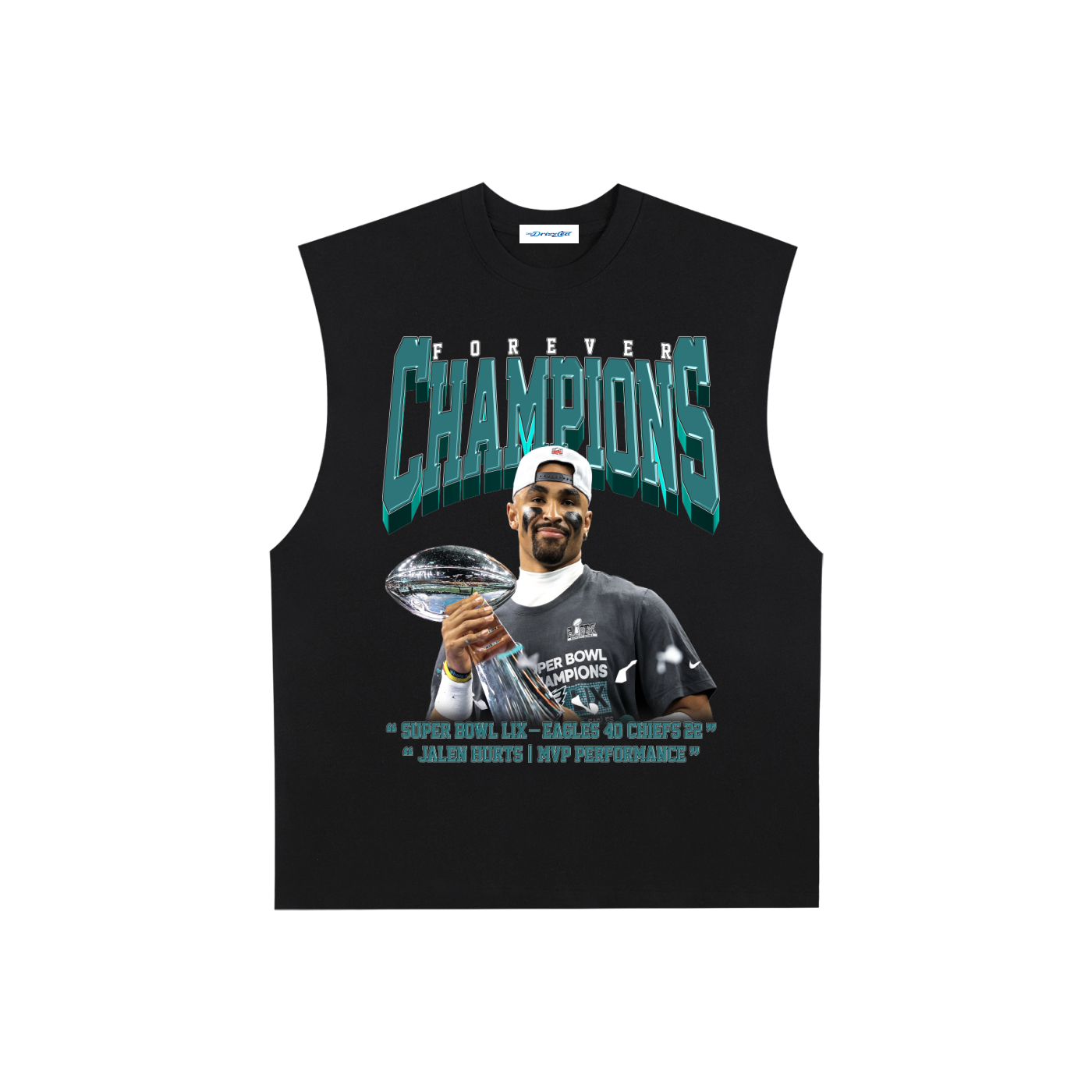Raw Edge Cotton Tank Top